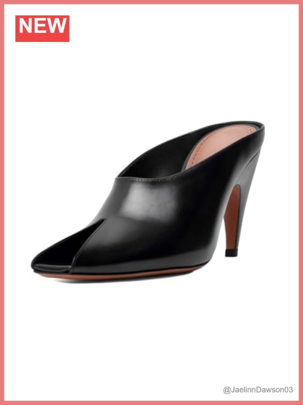 Patent Leather Peep Toe Stiletto Heels Women's Slip-On Sandals 9cm